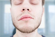Facial imbalance or asymmetry (features out of proportion to the rest of the face) Facial imbalance or asymmetry (features out of proportion to the rest of the face)