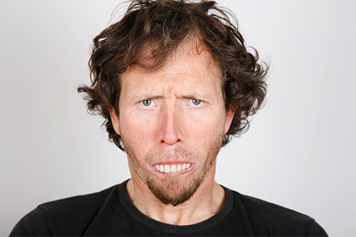 Inability to comfortably close lips Inability to comfortably close lips